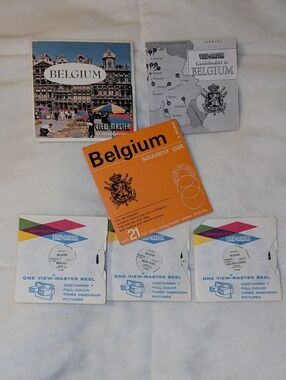 Vintage Viewmaster Belgium Souvenir Pak - 21 Pictures